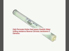 Hohe Durchlässigkeit dickere Abstand zwischen den Futtermitteln Brachwasser Verunreinigungsbeständigkeit Umkehrosmose Membran 4 